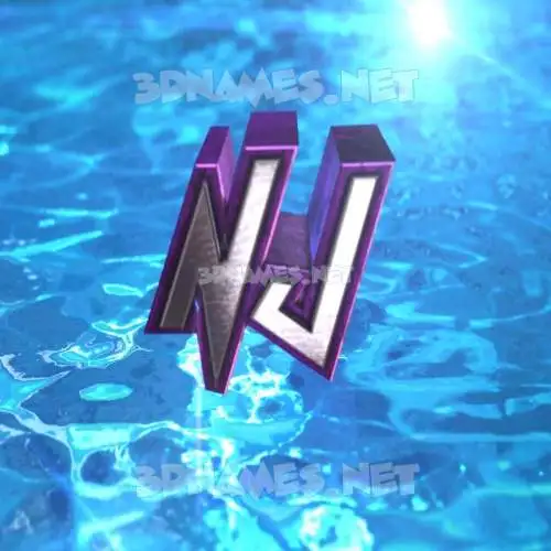 nj in Water 2015 style - 3D name wallpaper nj in Water 2015 style - 3D name wallpaper