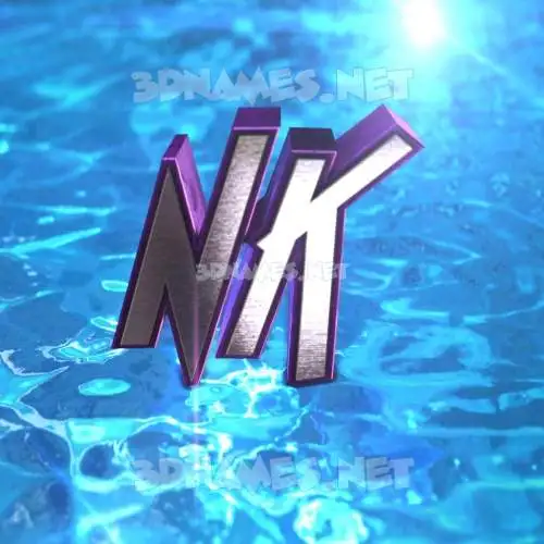 nk in Water 2015 style - 3D name wallpaper