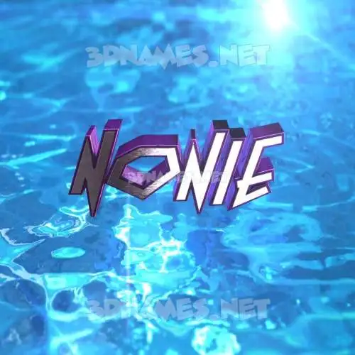 nonie in Water 2015 style - 3D name wallpaper nonie in Water 2015 style - 3D name wallpaper