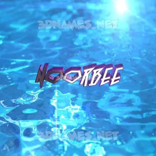 noorbee in Water 2015 style - 3D name wallpaper noorbee in Water 2015 style - 3D name wallpaper
