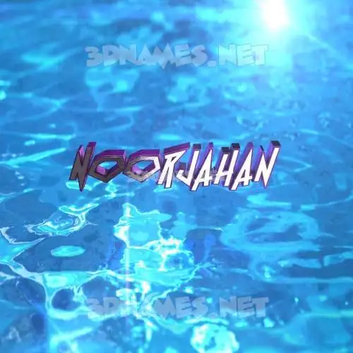 noorjahan in Water 2015 style - 3D name wallpaper noorjahan in Water 2015 style - 3D name wallpaper