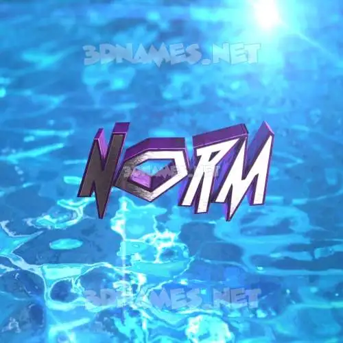 norm in Water 2015 style - 3D name wallpaper norm in Water 2015 style - 3D name wallpaper
