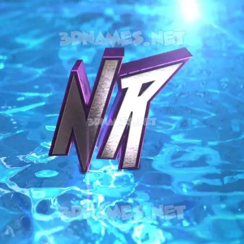 nr in Water 2015 style - 3D name wallpaper nr in Water 2015 style - 3D name wallpaper