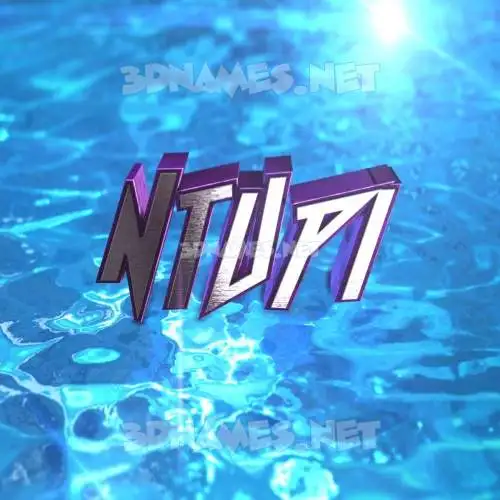 ntupi in Water 2015 style - 3D name wallpaper ntupi in Water 2015 style - 3D name wallpaper