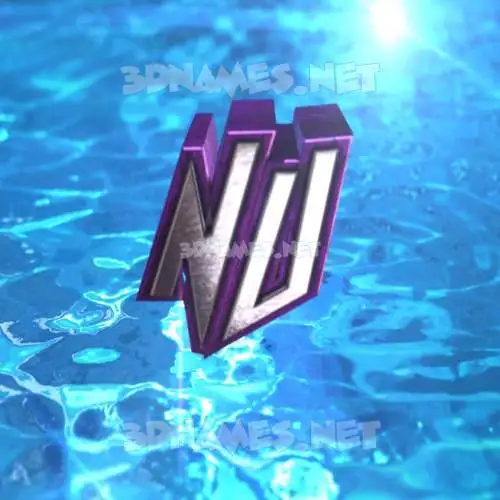 nu in Water 2015 style - 3D name wallpaper nu in Water 2015 style - 3D name wallpaper