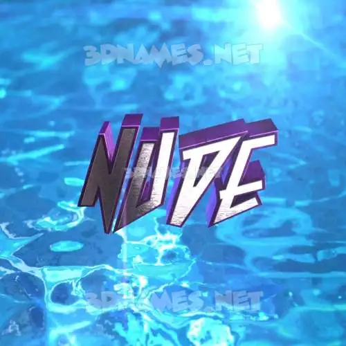 nude in Water 2015 style - 3D name wallpaper nude in Water 2015 style - 3D name wallpaper