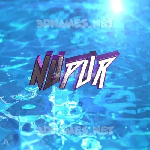 nupur in Water 2015 style - 3D name wallpaper nupur in Water 2015 style - 3D name wallpaper