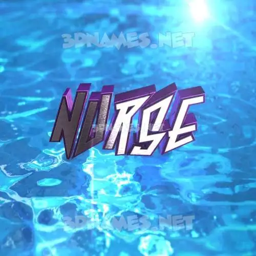 nurse in Water 2015 style - 3D name wallpaper nurse in Water 2015 style - 3D name wallpaper