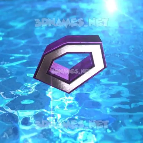 o in Water 2015 style - 3D name wallpaper o in Water 2015 style - 3D name wallpaper