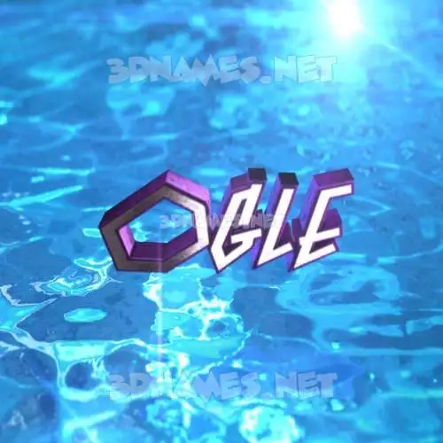 ogle in Water 2015 style - 3D name wallpaper ogle in Water 2015 style - 3D name wallpaper
