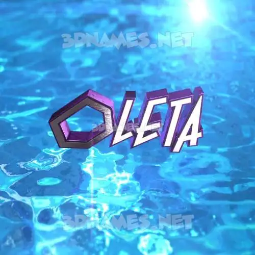 oleta in Water 2015 style - 3D name wallpaper oleta in Water 2015 style - 3D name wallpaper
