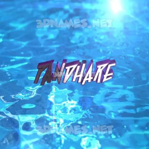 pandhare in Water 2015 style - 3D name wallpaper pandhare in Water 2015 style - 3D name wallpaper
