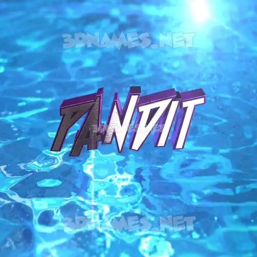 pandit in Water 2015 style - 3D name wallpaper pandit in Water 2015 style - 3D name wallpaper