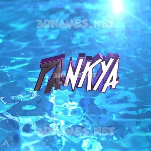 pankya in Water 2015 style - 3D name wallpaper pankya in Water 2015 style - 3D name wallpaper