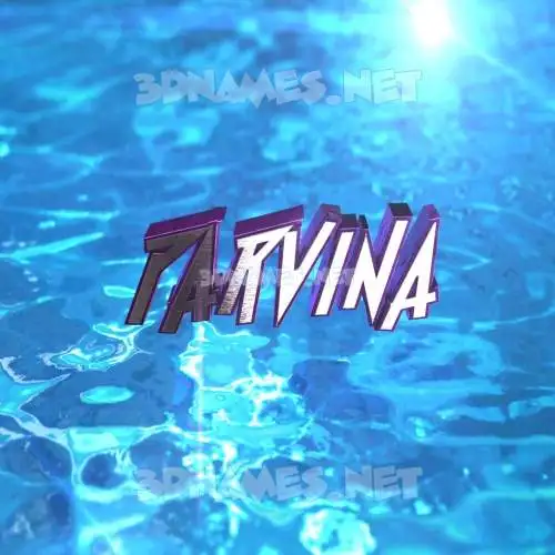 parvina in Water 2015 style - 3D name wallpaper parvina in Water 2015 style - 3D name wallpaper