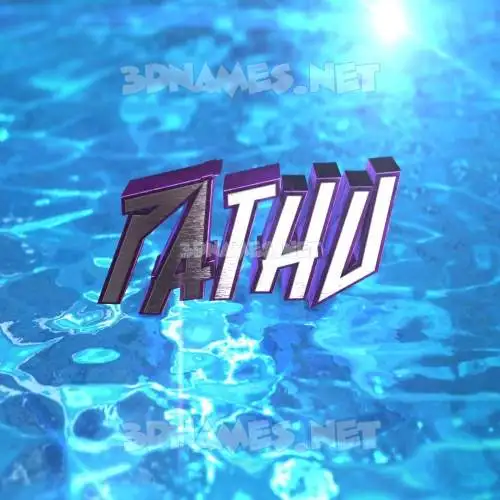 pathu in Water 2015 style - 3D name wallpaper pathu in Water 2015 style - 3D name wallpaper