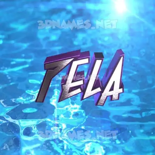 pela in Water 2015 style - 3D name wallpaper pela in Water 2015 style - 3D name wallpaper