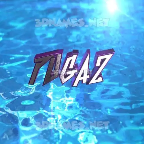 pugaz in Water 2015 style - 3D name wallpaper pugaz in Water 2015 style - 3D name wallpaper