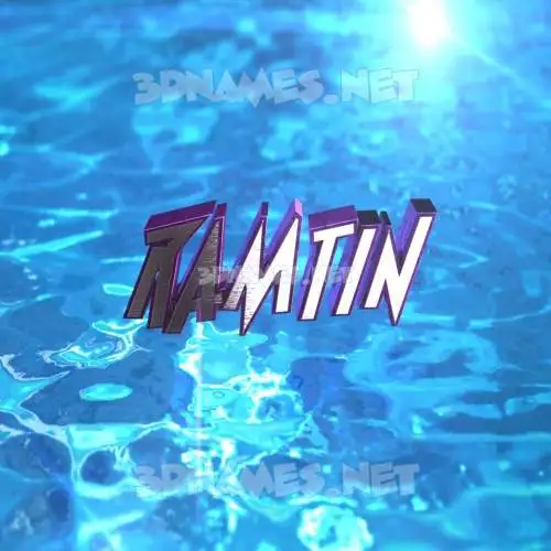 ramtin in Water 2015 style - 3D name wallpaper ramtin in Water 2015 style - 3D name wallpaper