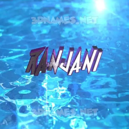 ranjani in Water 2015 style - 3D name wallpaper
