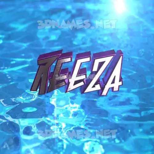 reeza in Water 2015 style - 3D name wallpaper reeza in Water 2015 style - 3D name wallpaper