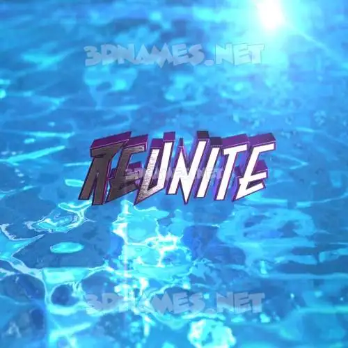 reunite in Water 2015 style - 3D name wallpaper reunite in Water 2015 style - 3D name wallpaper