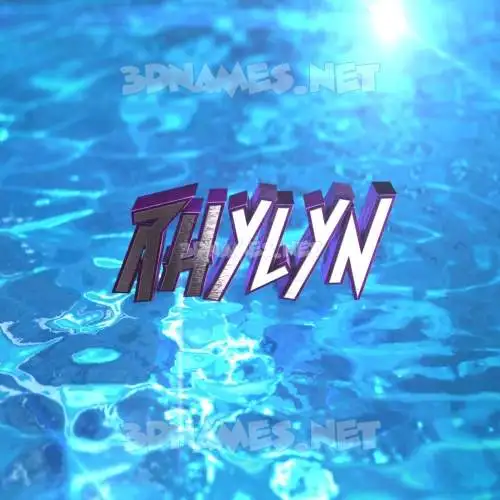 rhylyn in Water 2015 style - 3D name wallpaper rhylyn in Water 2015 style - 3D name wallpaper