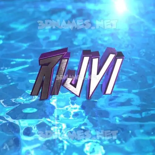 rijvi in Water 2015 style - 3D name wallpaper rijvi in Water 2015 style - 3D name wallpaper