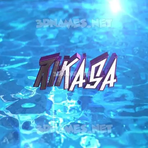 rikasa in Water 2015 style - 3D name wallpaper rikasa in Water 2015 style - 3D name wallpaper