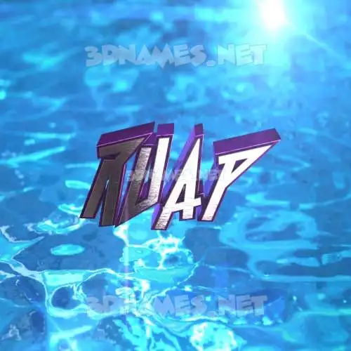 ruap in Water 2015 style - 3D name wallpaper ruap in Water 2015 style - 3D name wallpaper