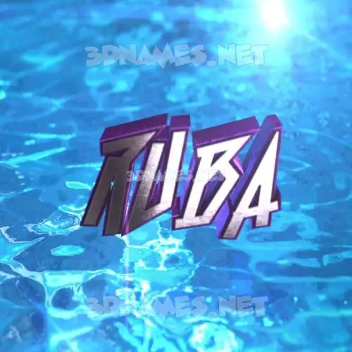 ruba in Water 2015 style - 3D name wallpaper ruba in Water 2015 style - 3D name wallpaper