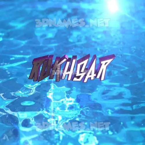 rukhsar in Water 2015 style - 3D name wallpaper rukhsar in Water 2015 style - 3D name wallpaper