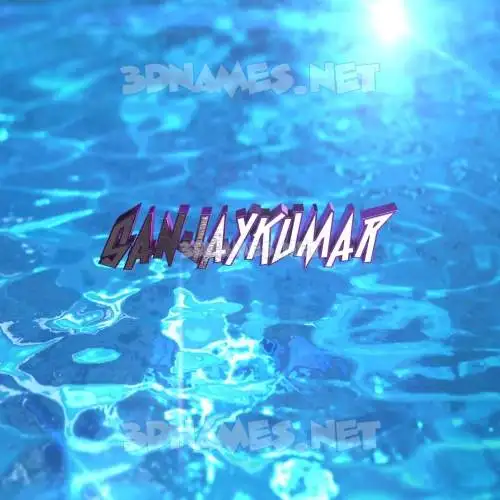 sanjaykumar in Water 2015 style - 3D name wallpaper sanjaykumar in Water 2015 style - 3D name wallpaper