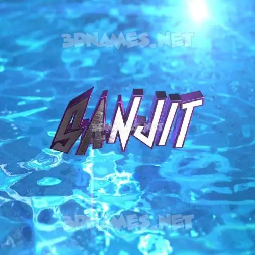 sanjit in Water 2015 style - 3D name wallpaper sanjit in Water 2015 style - 3D name wallpaper
