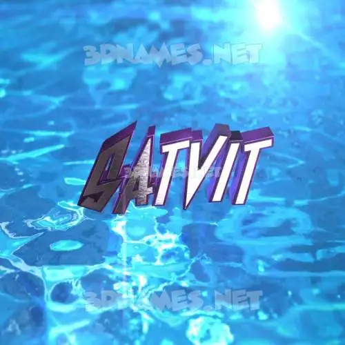 satvit in Water 2015 style - 3D name wallpaper satvit in Water 2015 style - 3D name wallpaper