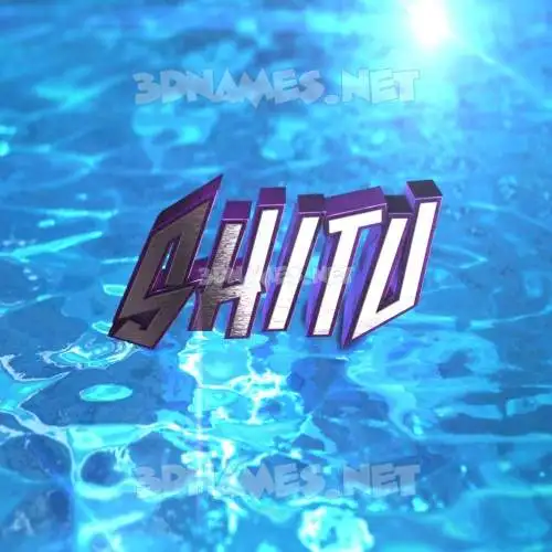 shitu in Water 2015 style - 3D name wallpaper shitu in Water 2015 style - 3D name wallpaper
