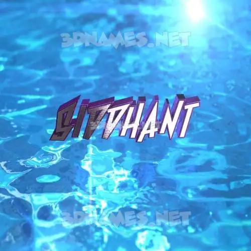 siddhant in Water 2015 style - 3D name wallpaper siddhant in Water 2015 style - 3D name wallpaper