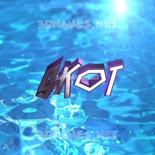 skot in Water 2015 style - 3D name wallpaper skot in Water 2015 style - 3D name wallpaper