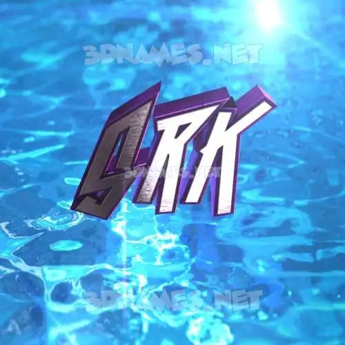 srk in Water 2015 style - 3D name wallpaper srk in Water 2015 style - 3D name wallpaper