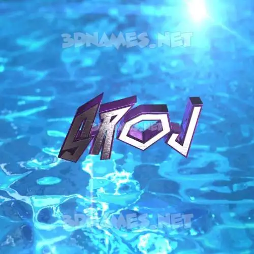 sroj in Water 2015 style - 3D name wallpaper sroj in Water 2015 style - 3D name wallpaper
