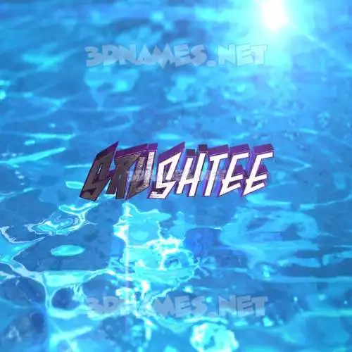 srushtee in Water 2015 style - 3D name wallpaper srushtee in Water 2015 style - 3D name wallpaper