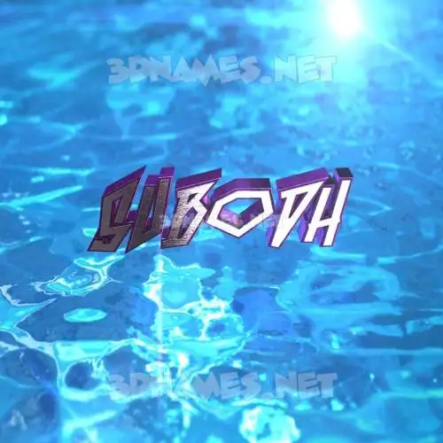 subodh in Water 2015 style - 3D name wallpaper subodh in Water 2015 style - 3D name wallpaper