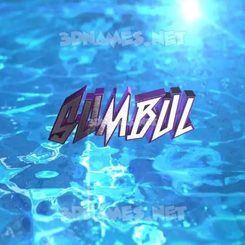 sumbul in Water 2015 style - 3D name wallpaper sumbul in Water 2015 style - 3D name wallpaper