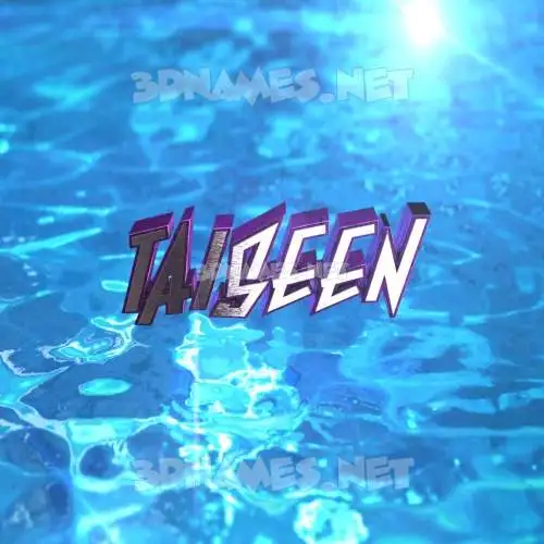 taiseen in Water 2015 style - 3D name wallpaper taiseen in Water 2015 style - 3D name wallpaper