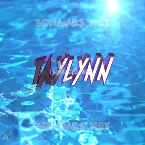 taylynn in Water 2015 style - 3D name wallpaper taylynn in Water 2015 style - 3D name wallpaper