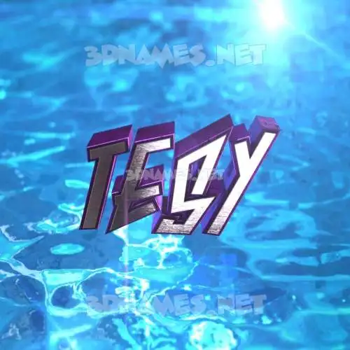 tesy in Water 2015 style - 3D name wallpaper tesy in Water 2015 style - 3D name wallpaper