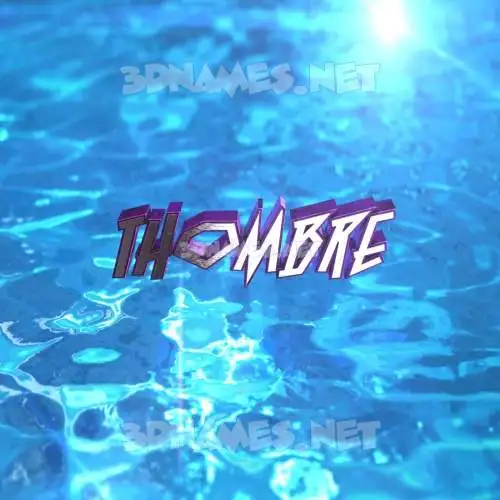 thombre in Water 2015 style - 3D name wallpaper thombre in Water 2015 style - 3D name wallpaper