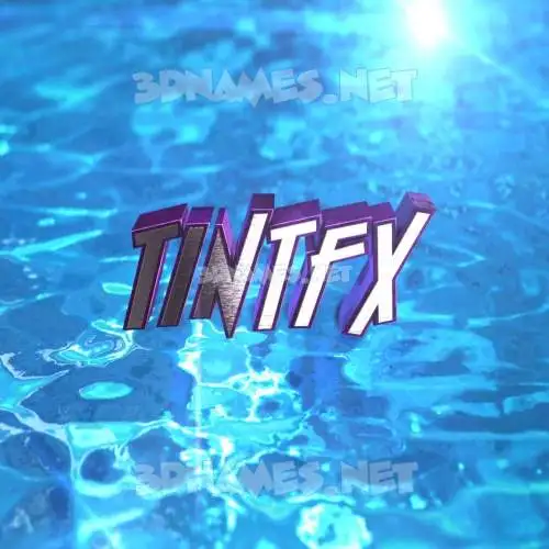 tintfx in Water 2015 style - 3D name wallpaper tintfx in Water 2015 style - 3D name wallpaper