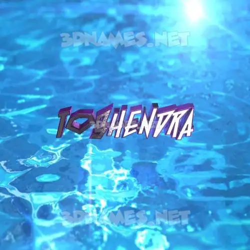 toshendra in Water 2015 style - 3D name wallpaper toshendra in Water 2015 style - 3D name wallpaper