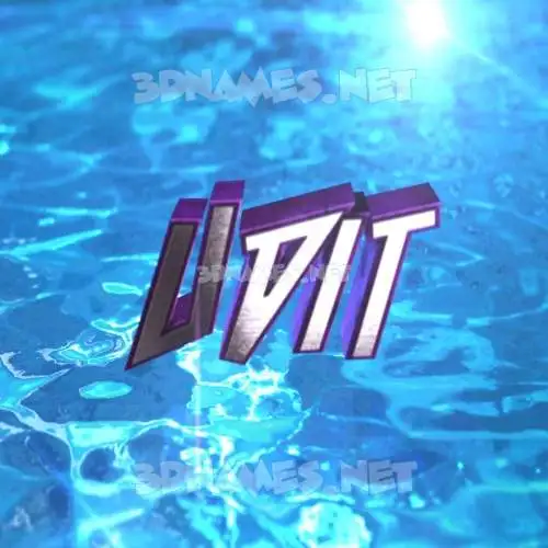udit in Water 2015 style - 3D name wallpaper udit in Water 2015 style - 3D name wallpaper